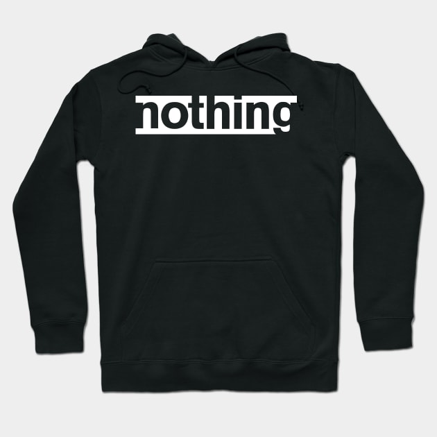 Nothing Records Hoodie by dvstinjames